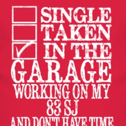 Single Taken In The Garage With 1983 SJ T Shirt
