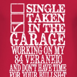 Single Taken In The Garage With 1984 Chevy Veraneio T Shirt