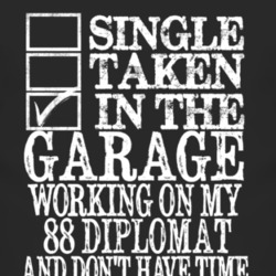 Single Taken In The Garage With 1988 Dodge Diplomat T Shirt