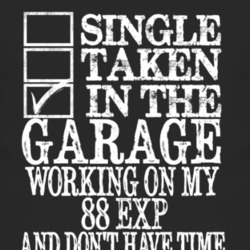Single Taken In The Garage With 1988 EXP T Shirt