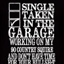 Single Taken In The Garage With 1990 Country Squire T Shirt
