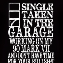 Single Taken In The Garage With 1990 Lincoln Mark VII T Shirt