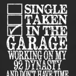 Single Taken In The Garage With 1992 Dodge Dynasty T Shirt