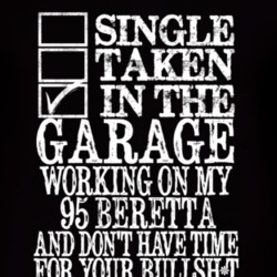 Single Taken In The Garage With 1995 Chevy Beretta T Shirt