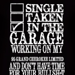 Single Taken In The Garage With 1995 Grand Cherokee Limited T Shirt