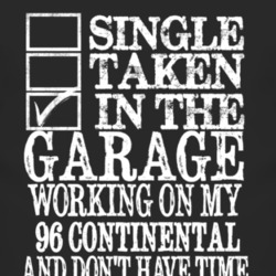 Single Taken In The Garage With 1996 Lincoln Continental T Shirt