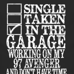 Single Taken In The Garage With 1997 Dodge Avenger T Shirt