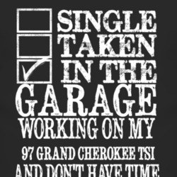 Single Taken In The Garage With 1997 Grand Cherokee TSi T Shirt