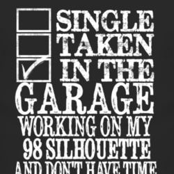 Single Taken In The Garage With 1998 Oldsmobile Silhouette T Shirt