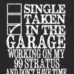 Single Taken In The Garage With 1999 Chrysler Stratus T Shirt