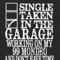 Single Taken In The Garage With 1999 Mondeo T Shirt