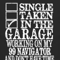 Single Taken In The Garage With 1999 Lincoln Navigator T Shirt