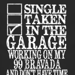 Single Taken In The Garage With 1999 Oldsmobile Bravada T Shirt