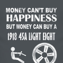 Money Cant Buy Happiness 1918 Oldsmobile 45A Light Eight Dark Distress
