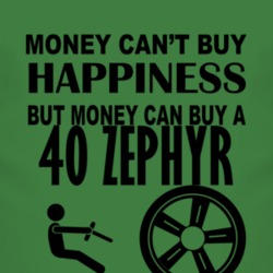 Money Cant Buy Happiness But It Can Buy A 1940 Lincoln Zephyr T Shirt