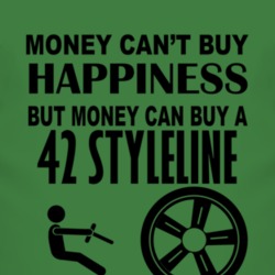 Money Cant Buy Happiness But It Can Buy A 1942 Chevy Styleline T Shirt