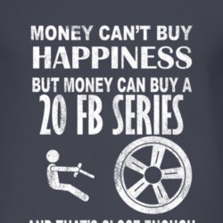 Money Cant Buy Happiness 1920 Chevy FB Series Dark Distressed T Shirt