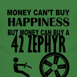 Money Cant Buy Happiness But It Can Buy A 1942 Lincoln Zephyr T Shirt