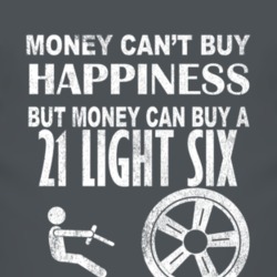 Money Cant Buy Happiness 1921 Studebaker Light Six Dark Distressed T S