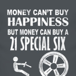 Money Cant Buy Happiness 1921 Studebaker Special Six Dark Distressed T