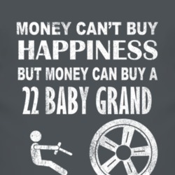 Money Cant Buy Happiness 1922 Chevy Baby Grand Dark Distressed T Shirt