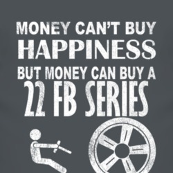 Money Cant Buy Happiness 1922 Chevy FB Series Dark Distressed T Shirt