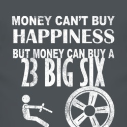 Money Cant Buy Happiness 1923 Studebaker Big Six Dark Distressed T Shi