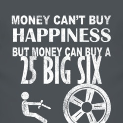 Money Cant Buy Happiness 1925 Studebaker Big Six Dark Distressed T Shi