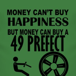 Money Cant Buy Happiness But It Can Buy A 1949 Prefect T Shirt