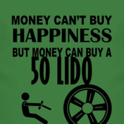 Money Cant Buy Happiness But It Can Buy A 1950 Lincoln Lido T Shirt