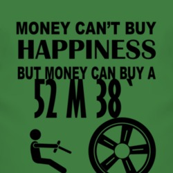 Money Cant Buy Happiness But It Can Buy A 1952 M 38` T Shirt
