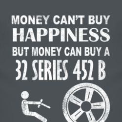 Money Cant Buy Happiness 1932 Cadillac Series 452 B Dark Distressed T 