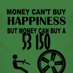 Money Cant Buy Happiness But It Can Buy A 1953 Chevy 150 T Shirt