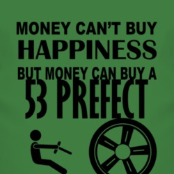 Money Cant Buy Happiness But It Can Buy A 1953 Prefect T Shirt