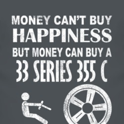 Money Cant Buy Happiness 1933 Cadillac Series 355 C Dark Distressed T 