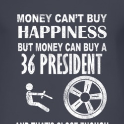 Money Cant Buy Happiness 1936 Studebaker President Dark Distressed T S