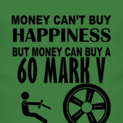 Money Cant Buy Happiness But It Can Buy A 1960 Lincoln Mark V T Shirt