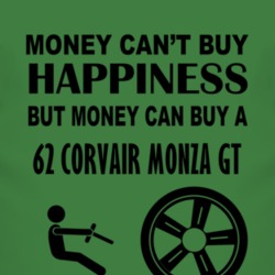 Money Cant Buy Happiness But It Can Buy A 1962 Chevy Corvair Monza GT 
