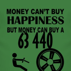 Money Cant Buy Happiness But It Can Buy A 1963 Dodge 440 T Shirt