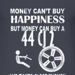 Money Cant Buy Happiness 1944 CJ 2 Dark Distressed T Shirt