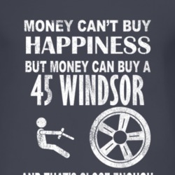 Money Cant Buy Happiness 1945 Chrysler Windsor Dark Distressed T Shirt
