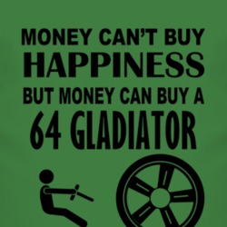 Money Cant Buy Happiness But It Can Buy A 1964 Jeep Gladiator T Shirt