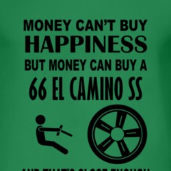 Money Cant Buy Happiness But It Can Buy A 1966 CHEVROLET EL CAMINO SS 