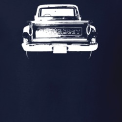 1970 C10 Stepside Rear View Dark Color T Shirt