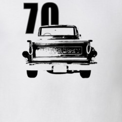 1970 C10 Stepside Rear View With Year Light Color T Shirt