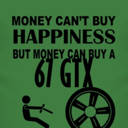 Money Cant Buy Happiness But It Can Buy A 1967 PLYMOUTH GTX T Shirt