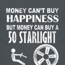 Money Cant Buy Happiness 1950 Studebaker Starlight Dark Distressed T S