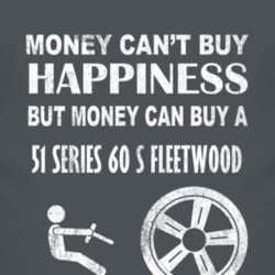 Money Cant Buy Happiness 1951 Cadillac Series 60 S Fleetwood Dark Dist