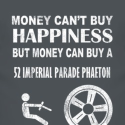 Money Cant Buy Happiness 1952 Chrysler Imperial Parade Phaeton Dark Di