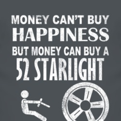 Money Cant Buy Happiness 1952 Studebaker Starlight Dark Distressed T S